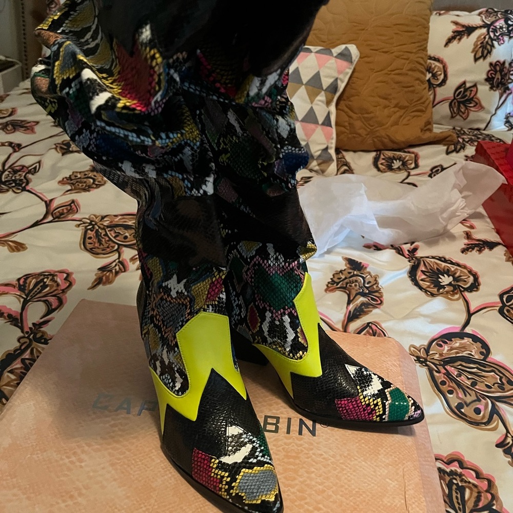 Thigh high Cowboy Boots